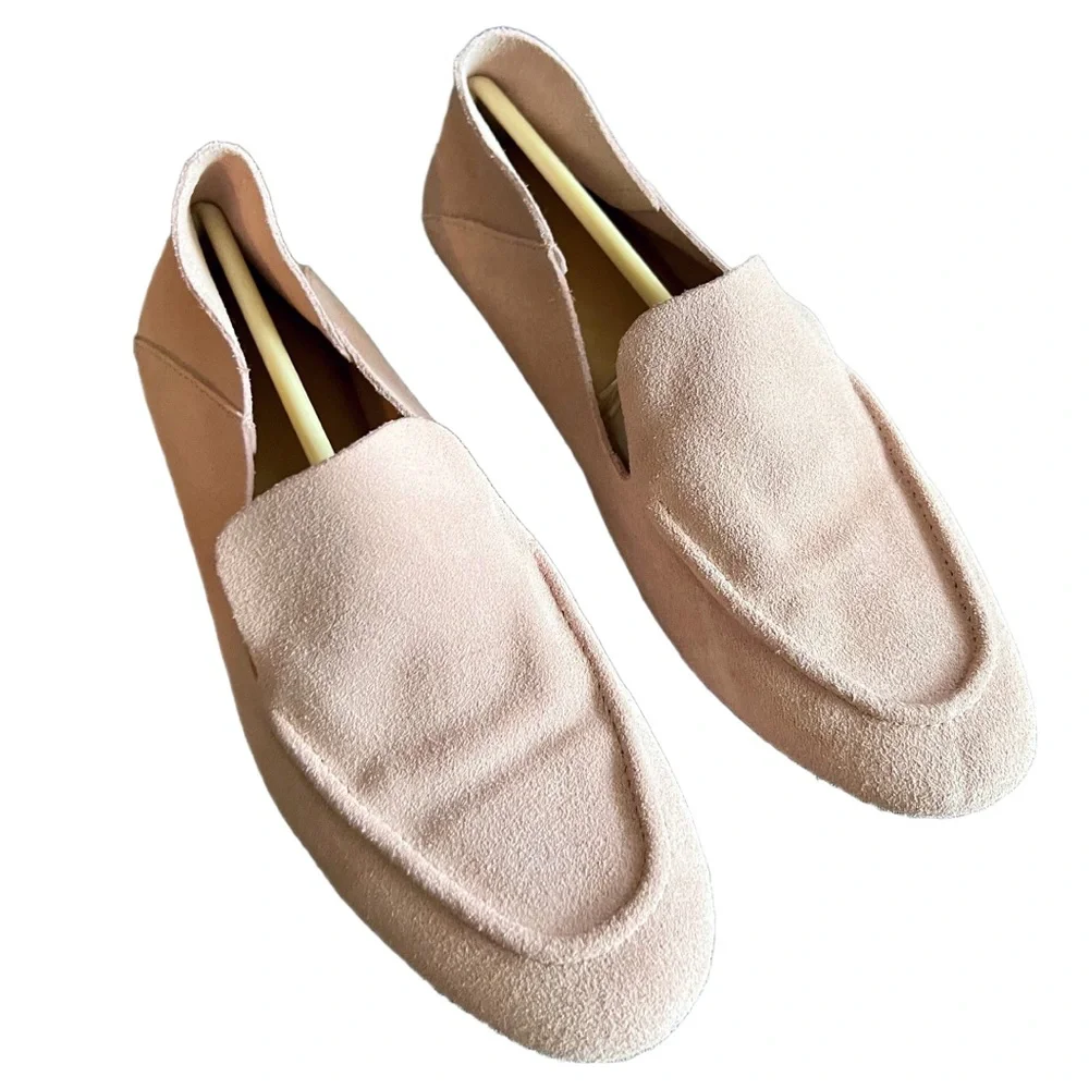 Soft Suede Convertible Loafers Blush Women’s Size 10M - Picture 1 of 11